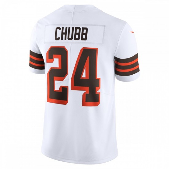 Nick Chubb Cleveland Browns Nike 1946 Collection Alternate Vapor Limited Jersey - White