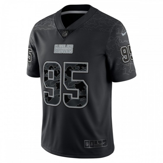 Myles Garrett Cleveland Browns Nike RFLCTV Limited Jersey - Black