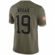 Bernie Kosar Cleveland Browns 2022 Salute To Service Retired Player Limited Jersey - Olive