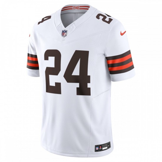 Nick Chubb Cleveland Browns Nike Vapor F.U.S.E. Limited Jersey - White