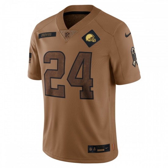 Nick Chubb Cleveland Browns Nike 2023 Salute To Service Limited Jersey - Brown