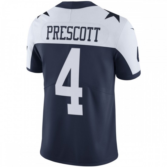 Dak Prescott Dallas Cowboys Nike Alternate Vapor Limited Jersey - Navy