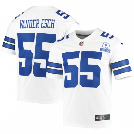 Leighton Vander Esch Dallas Cowboys Nike 60th Anniversary Limited Jersey - White