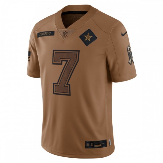 Trevon Diggs Dallas Cowboys Nike 2023 Salute To Service Limited Jersey - Brown