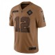 Roger Staubach Dallas Cowboys Nike 2023 Salute To Service Retired Player Limited Jersey - Brown