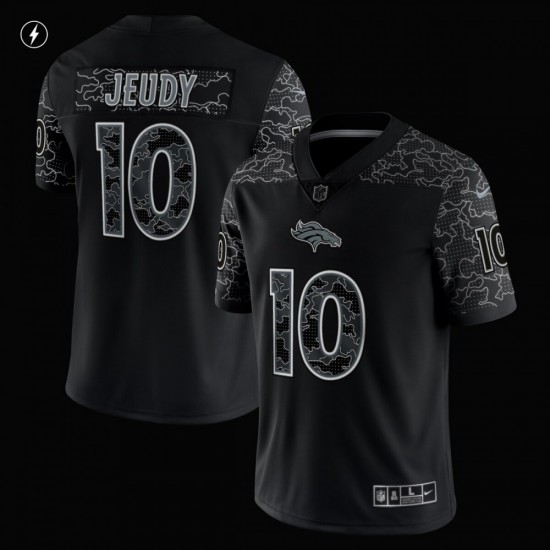 Jerry Jeudy Denver Broncos Nike RFLCTV Limited Jersey - Black