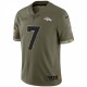 John Elway Denver Broncos 2022 Salute To Service Retired Player Limited Jersey - Olive