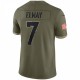 John Elway Denver Broncos 2022 Salute To Service Retired Player Limited Jersey - Olive