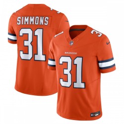 Justin Simmons Denver Broncos Nike Vapor F.U.S.E. Limited Jersey - Orange