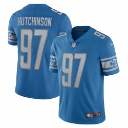 Aidan Hutchinson Detroit Lions Nike Team Vapor Limited Jersey - Blue