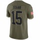 Bart Starr Green Bay Packers 2022 Salute To Service Retired Player Limited Jersey - Olive