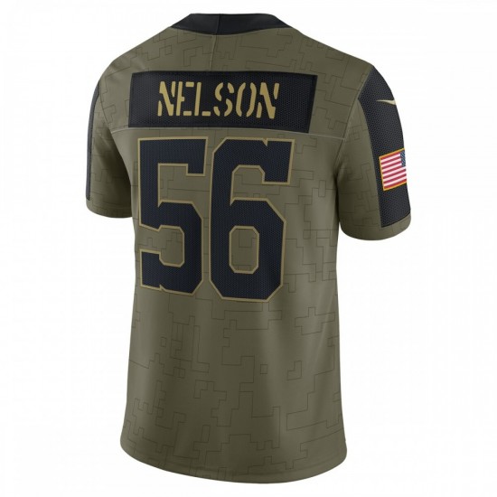 Quenton Nelson Indianapolis Colts Nike 2021 Salute To Service Limited Player Jersey - Olive