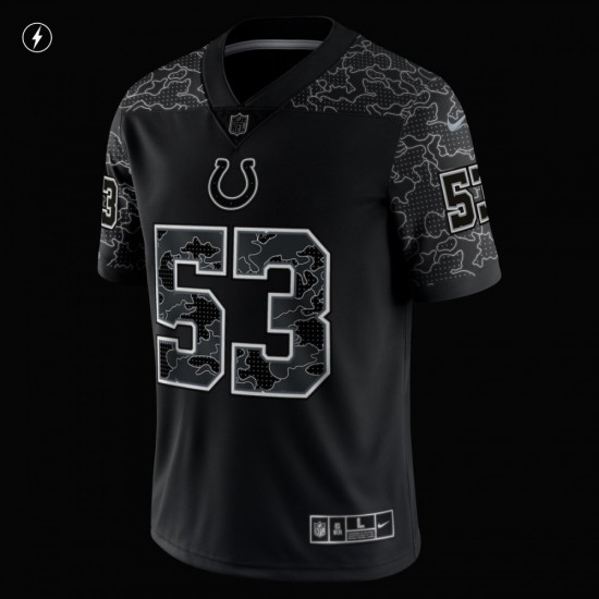 Shaquille Leonard Indianapolis Colts Nike RFLCTV Limited Jersey - Black