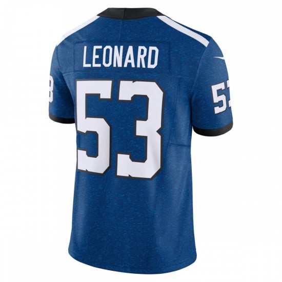 Shaquille Leonard Indianapolis Colts Nike Vapor F.U.S.E. Limited Jersey - Blue