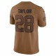 Jonathan Taylor Indianapolis Colts Nike 2023 Salute To Service Limited Jersey - Brown