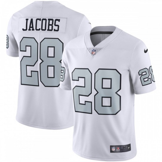 Josh Jacobs Las Vegas Raiders Nike Vapor Untouchable Color Rush Limited Player Jersey - White