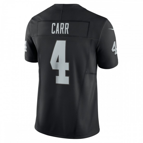 Derek Carr Las Vegas Raiders Nike Vapor F.U.S.E. Limited  Jersey - Black