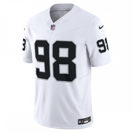 Maxx Crosby Las Vegas Raiders Nike Vapor F.U.S.E. Limited  Jersey - White