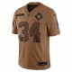 Bo Jackson Las Vegas Raiders Nike 2023 Salute To Service Retired Player Limited Jersey - Brown