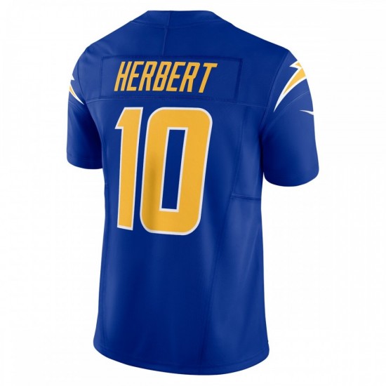 Justin Herbert Los Angeles Chargers Nike Vapor F.U.S.E. Limited Alternate 2 Jersey - Royal