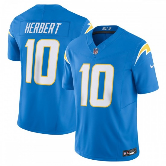 Justin Herbert Los Angeles Chargers Nike Vapor F.U.S.E. Limited  Jersey - Powder Blue