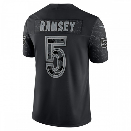 Jalen Ramsey Los Angeles Rams Nike RFLCTV Limited Jersey - Black