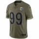 Aaron Donald Los Angeles Rams Nike 2022 Salute To Service Limited Jersey - Olive