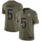 Jalen Ramsey Los Angeles Rams Nike 2022 Salute To Service Limited Jersey - Olive