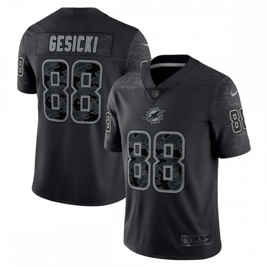 Mike Gesicki Miami Dolphins Nike RFLCTV Limited Jersey - Black