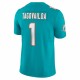 Tua Tagovailoa Miami Dolphins Nike Vapor F.U.S.E. Limited Jersey - Aqua