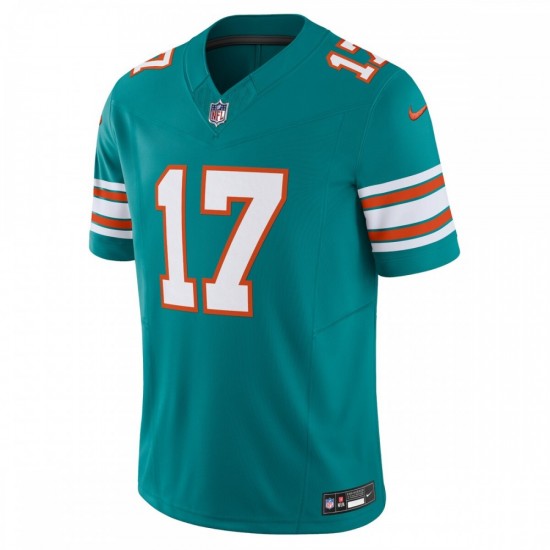 Jaylen Waddle Miami Dolphins Nike Vapor F.U.S.E. Limited Alternate 1 Jersey - Aqua