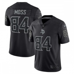 Randy Moss Minnesota Vikings Nike Retired Player RFLCTV Limited Jersey - Black