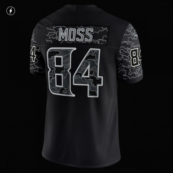 Randy Moss Minnesota Vikings Nike Retired Player RFLCTV Limited Jersey - Black