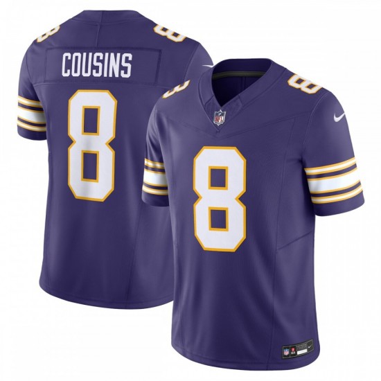 Kirk Cousins Minnesota Vikings Nike Vapor F.U.S.E. Limited Jersey - Purple