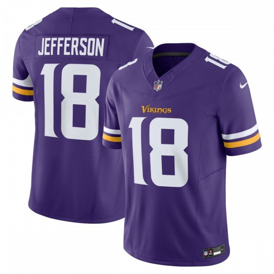 Justin Jefferson Minnesota Vikings Nike Vapor F.U.S.E. Limited Jersey - Purple