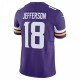 Justin Jefferson Minnesota Vikings Nike Vapor F.U.S.E. Limited Jersey - Purple