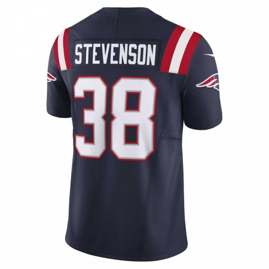 Rhamondre Stevenson New England Patriots Nike Vapor F.U.S.E. Limited Jersey - Navy