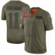 Men's New England Patriots Julian Edelman Nike Olive 2019 Salute to Service Limited Jersey