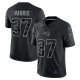 Damien Harris New England Patriots Nike RFLCTV Limited Jersey - Black