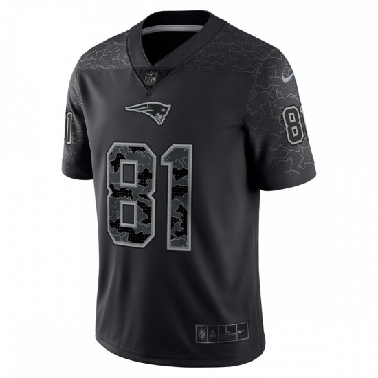 Randy Moss New England Patriots Nike Retired Player RFLCTV Limited Jersey - Black