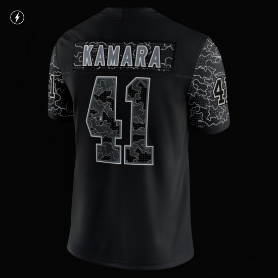 Alvin Kamara New Orleans Saints Nike RFLCTV Limited Jersey - Black