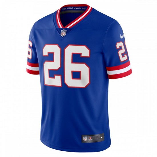 Saquon Barkley New York Giants Nike Classic Vapor Limited Player Jersey - Royal