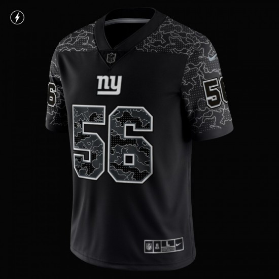 Lawrence Taylor New York Giants Nike Retired Player RFLCTV Limited Jersey - Black