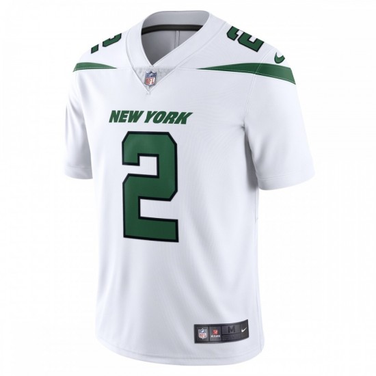 Zach Wilson New York Jets Nike Vapor Limited Jersey - Spotlight White