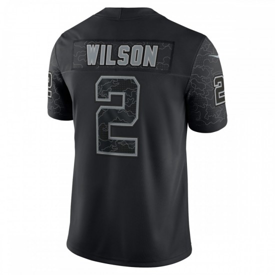 Zach Wilson New York Jets Nike RFLCTV Limited Jersey - Black