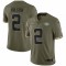 Zach Wilson New York Jets Nike 2022 Salute To Service Limited Jersey - Olive