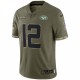 Joe Namath New York Jets 2022 Salute To Service Retired Player Limited Jersey - Olive