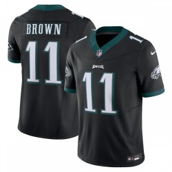 A.J. Brown Philadelphia Eagles Nike Vapor F.U.S.E. Limited Alternate Jersey - Black