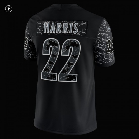 Najee Harris Pittsburgh Steelers Nike RFLCTV Limited Jersey - Black