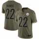 Najee Harris Pittsburgh Steelers Nike 2022 Salute To Service Limited Jersey - Olive